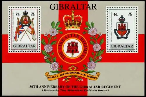 GIBRALTAR Block 12 postfrisch S00C06A