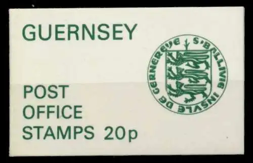 GUERNSEY MARKENHEFTCHEN Nr MH 3 postfrisch S00C57A