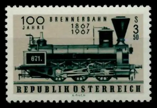 ÖSTERREICH 1967 Nr 1245 postfrisch S57FED6