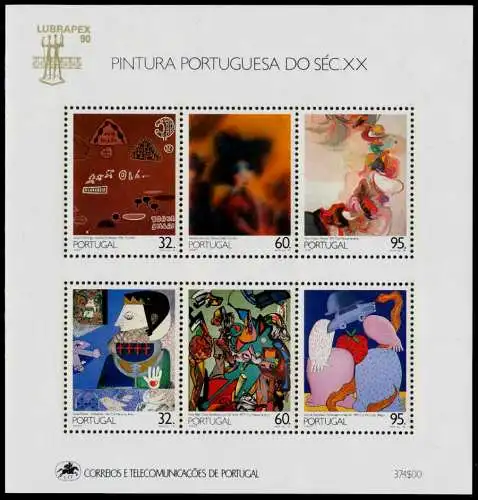 PORTUGAL Block 74 postfrisch S00D25A
