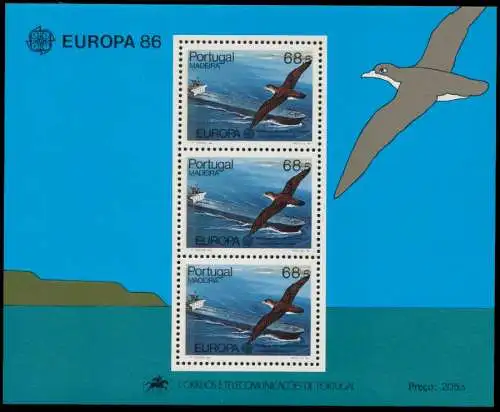 MADEIRA Block 7 postfrisch 7DFF12