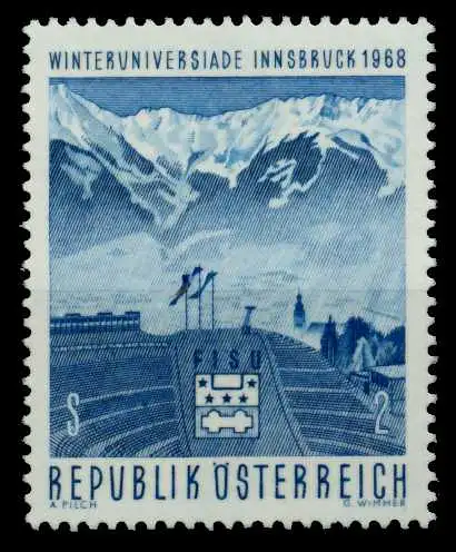 ÖSTERREICH 1968 Nr 1257 postfrisch S57F97A