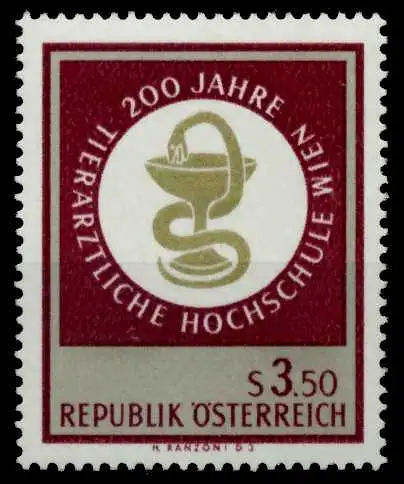 ÖSTERREICH 1968 Nr 1259 postfrisch S57F996