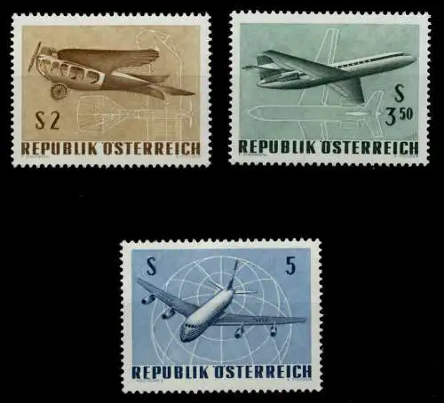 ÖSTERREICH 1968 Nr 1262-1264 postfrisch S57F9C6