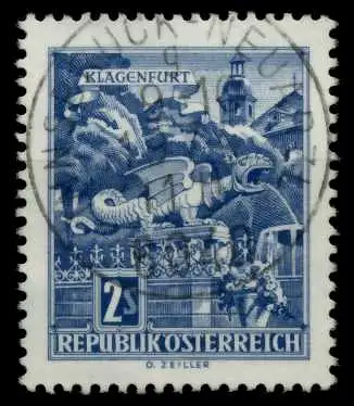 ÖSTERREICH DS BAUWERKE Nr 1256 zentrisch gestempelt 7D5CBE
