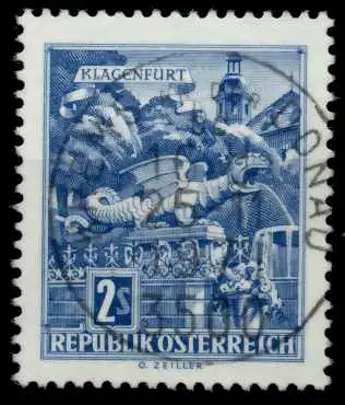 ÖSTERREICH DS BAUWERKE Nr 1256 zentrisch gestempelt 7D5CC6