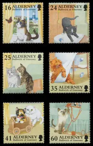 ALDERNEY Nr 94-99 postfrisch S00B03A