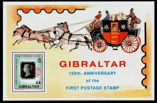 GIBRALTAR Block 15 postfrisch S00C046