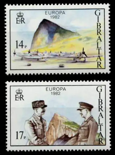 GIBRALTAR Nr 451-452 postfrisch S00C1BA