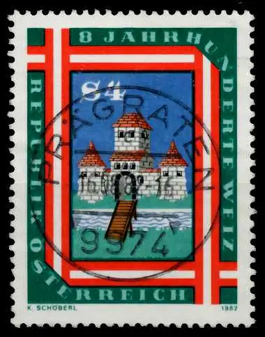 ÖSTERREICH 1982 Nr 1709 gestempelt 7D237E