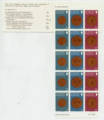 GUERNSEY MARKENHEFTCHEN Nr MH 19 postfrisch 7D5FAA