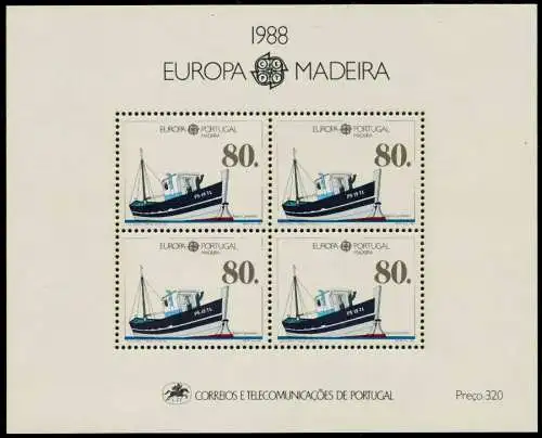 MADEIRA Block 9 postfrisch S00E0CE