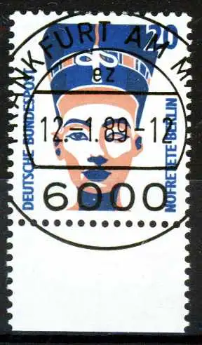 BRD DS SEHENSWÜRDIGKEITEN Nr 1398Au zentrisch gestempelt URA 2084D6