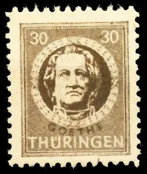 SBZ THÜRINGEN Nr 99AYaz1 postfrisch 67057A