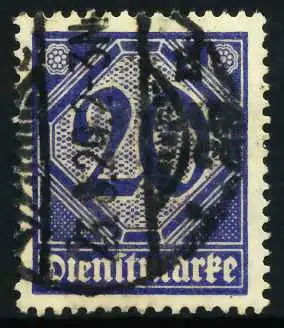 DEUTSCHES-REICH DIENST Nr 26 zentrisch gestempelt 63F82E