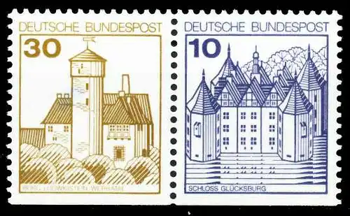 BRD ZUSAMMENDRUCK Nr W62I postfrisch WAAGR PAAR 5F3436