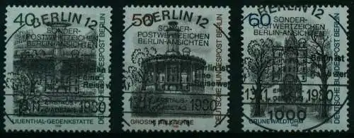 BERLIN 1980 Nr 634-636 ESST zentrisch gestempelt 148262