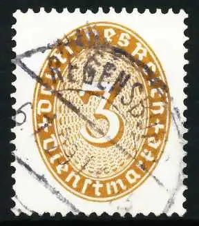 DEUTSCHES-REICH DIENST Nr 114 zentrisch gestempelt 63FEA2