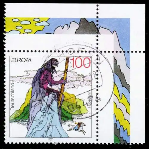 BRD BUND 1997 Nr 1916 zentrisch gestempelt ECKE-ORE 2CBE0E
