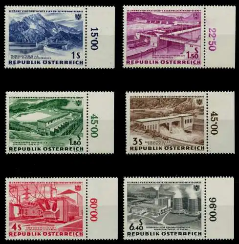 ÖSTERREICH 1962 Nr 1103-1108 postfrisch ORA 714576