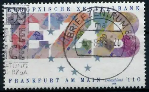 BRD BUND 1998 Nr 2000 zentrisch gestempelt 6C8E92