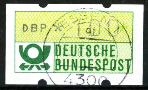 BRD ATM 1981 Nr 1-1-100 zentrisch gestempelt 1F36D6