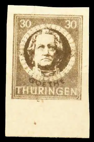 SBZ THÜRINGEN Nr 99BYaz2 postfrisch URA 67080E