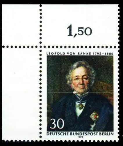 BERLIN 1970 Nr 377 postfrisch ECKE-OLI 2BCA82