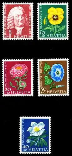 SCHWEIZ PRO JUVENTUTE Nr 663-667 postfrisch 4C9B4A