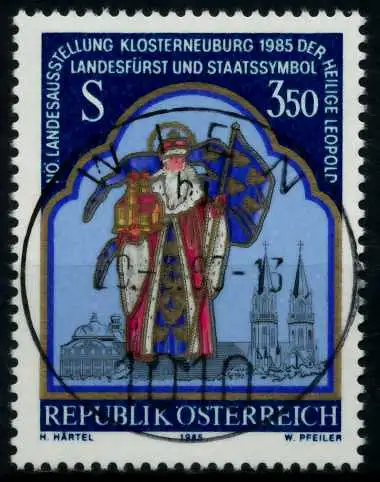 ÖSTERREICH 1985 Nr 1808 zentrisch gestempelt 70065A