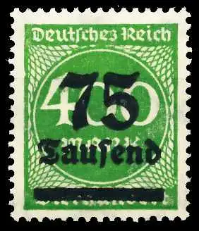 D-REICH INFLA Nr 287a postfrisch 6B4302