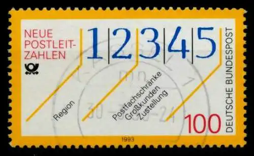 BRD 1993 Nr 1659 zentrisch gestempelt 7DBE82