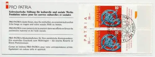 SCHWEIZ MARKENHEFT PP Nr MH 0-100 ESST S8D04D6