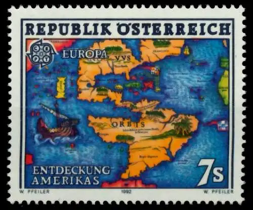 ÖSTERREICH 1992 Nr 2062 postfrisch 6ECB2A