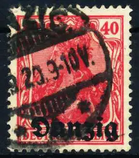 DANZIG 1920 Nr 6 gestempelt 4BD532