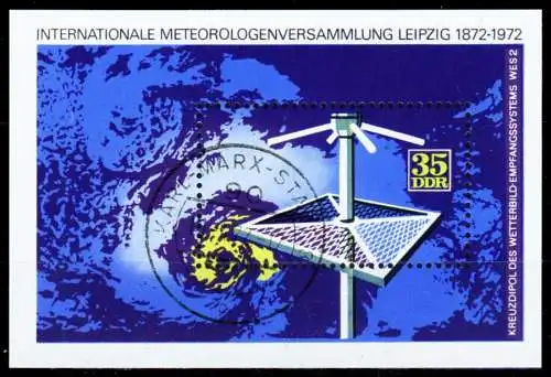 DDR BLOCK KLEINBOGEN Block 35 gestempelt 2BFFFA