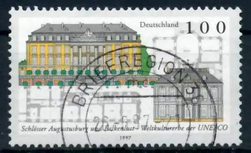 BRD 1997 Nr 1913 zentrisch gestempelt 6AD462