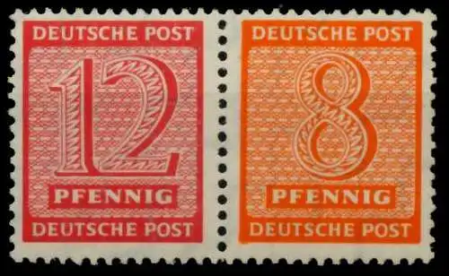 SBZ WESTSACHSEN ZDR Nr Z3016 WZd16 postfrisch WAAGR PAA 728DEE