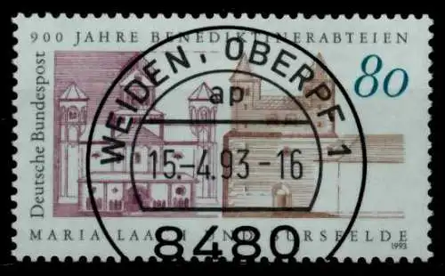 BRD 1993 Nr 1671 zentrisch gestempelt 7DBFF2