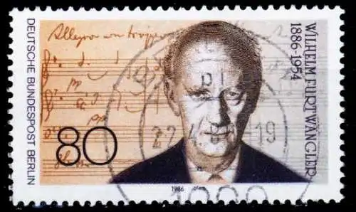 BERLIN 1986 Nr 750 zentrisch gestempelt 2C8FA2