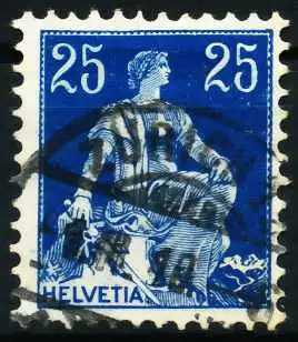 SCHWEIZ 1908 Nr 103 zentrisch gestempelt 697082