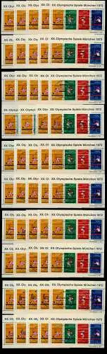 OLYMPIA SOMMERSPIELE 1972 MÜNCHEN Block 8 mit 4 72ED1E