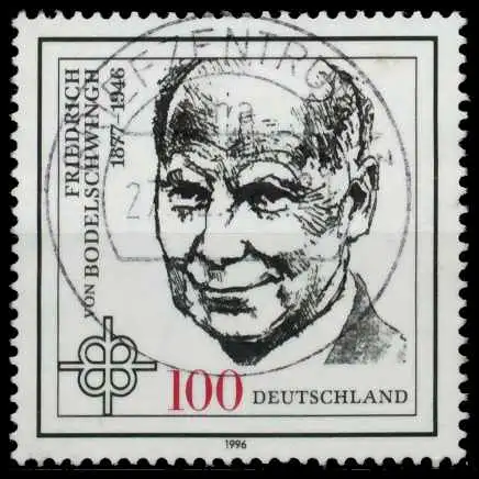 BRD 1996 Nr 1835 zentrisch gestempelt 729102