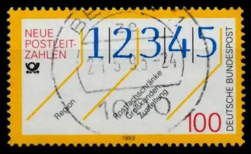 BRD 1993 Nr 1659 zentrisch gestempelt 7DBE92