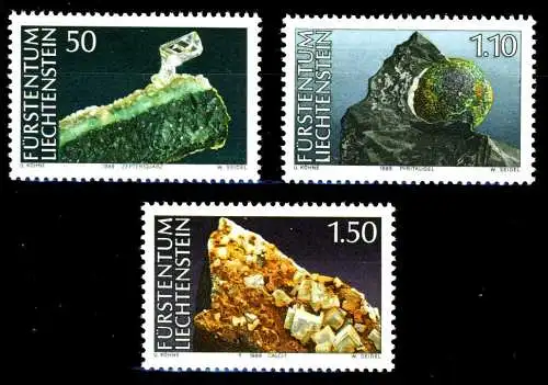 LIECHTENSTEIN 1989 Nr 981-983 postfrisch SB461C2