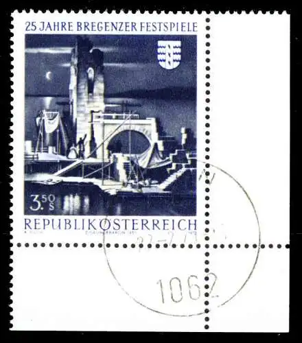 ÖSTERREICH 1970 Nr 1334 zentrisch gestempelt ECKE-URE 36BEDA