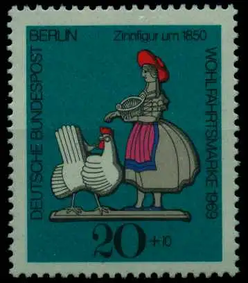 BERLIN 1969 Nr 349 gestempelt S101876