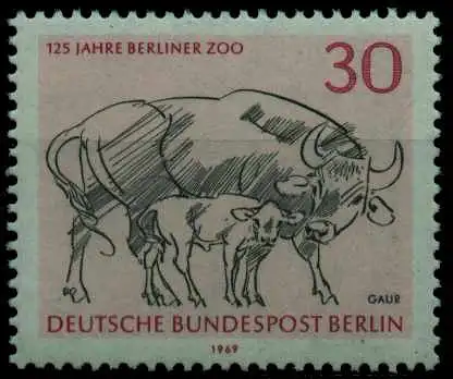 BERLIN 1969 Nr 340 postfrisch S5953DA