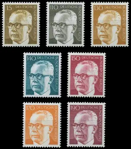 BERLIN DS HEINEMANN Nr 427-433 postfrisch S5F0C0E