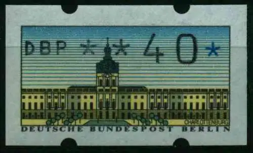 BERLIN ATM 1987 Nr 1-040R postfrisch S5F7E72